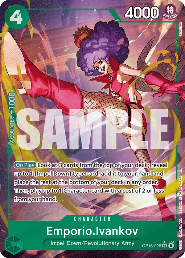 Emporio.Ivankov (Alternate Art) [The Time of Battle] | Card Merchant Takapuna