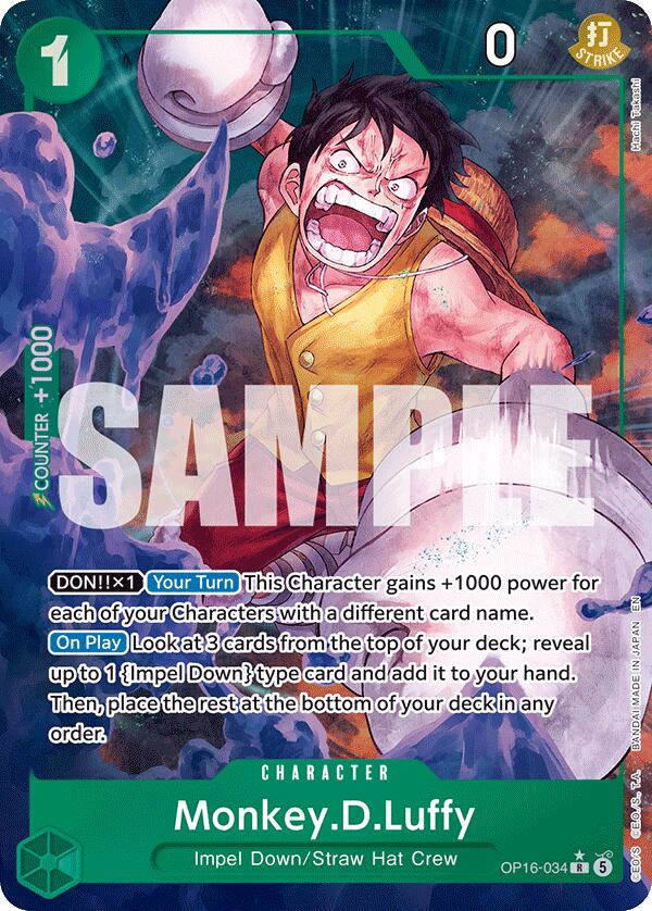 Monkey.D.Luffy (Alternate Art) [The Time of Battle] | Card Merchant Takapuna
