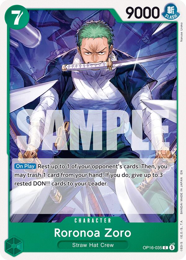 Roronoa Zoro [The Time of Battle] | Card Merchant Takapuna