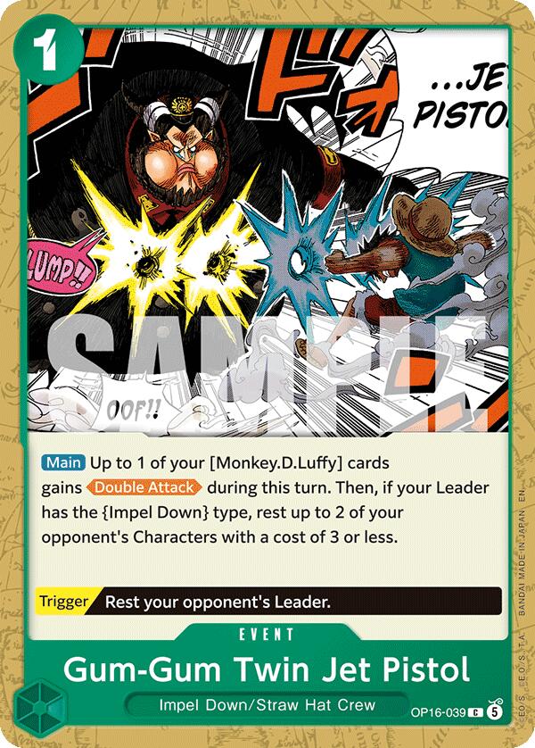 Gum-Gum Twin Jet Pistol [The Time of Battle] | Card Merchant Takapuna