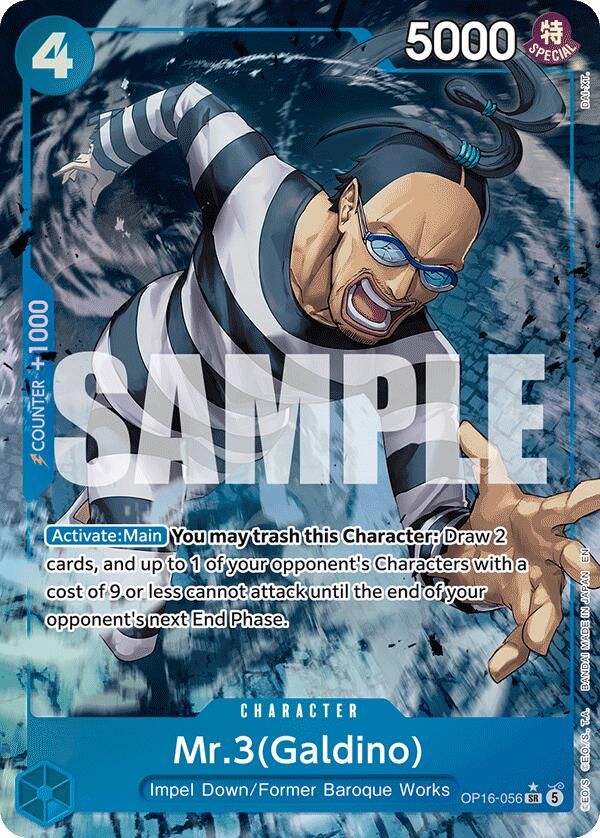Mr.3(Galdino) (Alternate Art) [The Time of Battle] | Card Merchant Takapuna