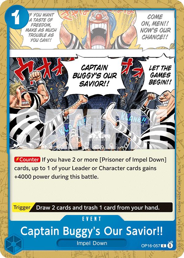 Captain Buggy's Our Savior!! [The Time of Battle] | Card Merchant Takapuna