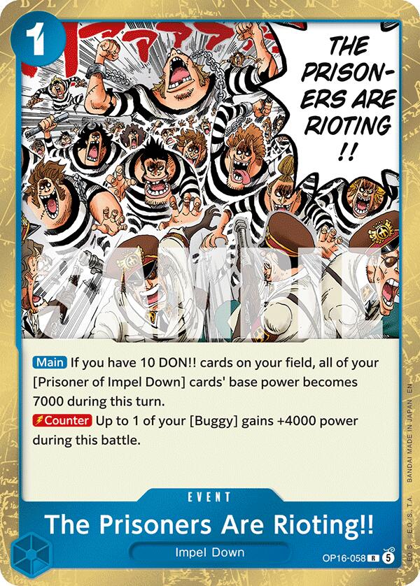 The Prisoners Are Rioting!! [The Time of Battle] | Card Merchant Takapuna