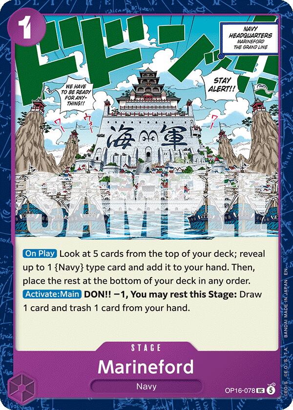 Marineford [The Time of Battle] | Card Merchant Takapuna