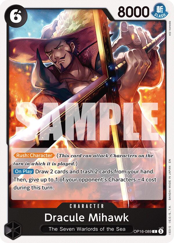 Dracule Mihawk [The Time of Battle] | Card Merchant Takapuna