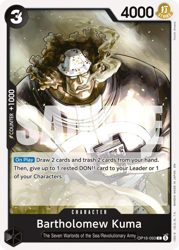 Bartholomew Kuma [The Time of Battle] | Card Merchant Takapuna