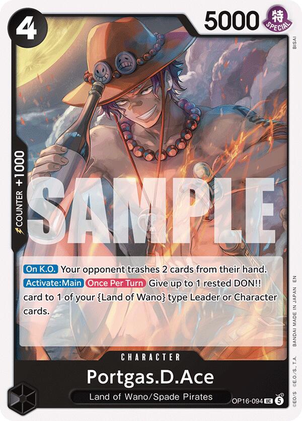 Portgas.D.Ace [The Time of Battle] | Card Merchant Takapuna