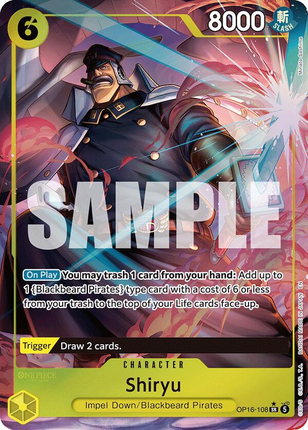 Shiryu (Full Art) [The Time of Battle] | Card Merchant Takapuna