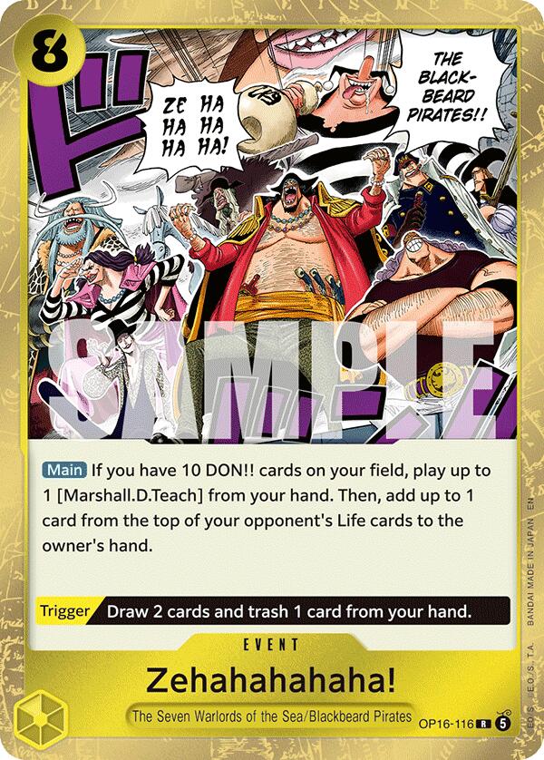 Zehahahahaha! [The Time of Battle] | Card Merchant Takapuna