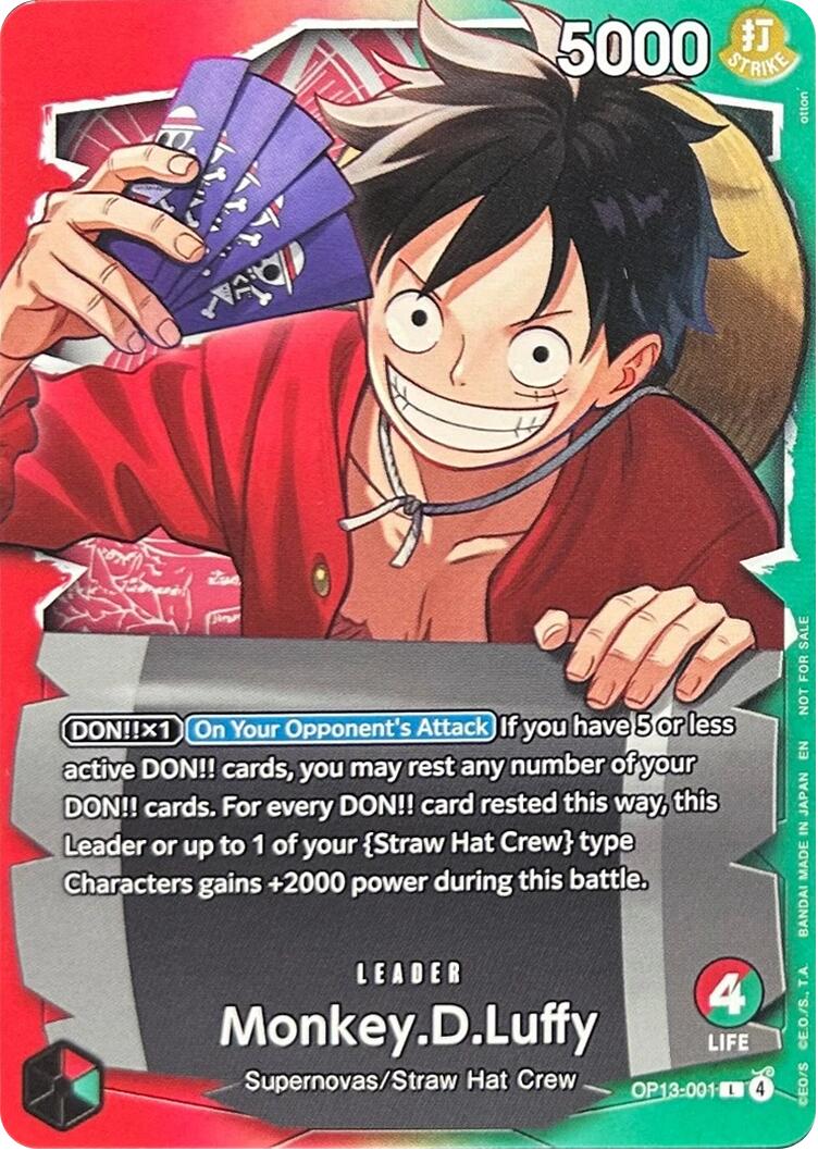 Monkey.D.Luffy (OP13-001) (Ichiban Kuji Exclusive) [One Piece Promotion Cards] | Card Merchant Takapuna