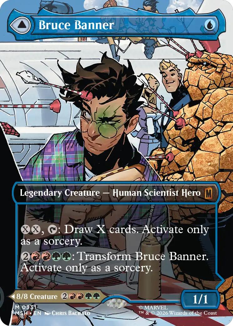 Bruce Banner (Borderless) (0331) [Marvel Super Heroes] | Card Merchant Takapuna