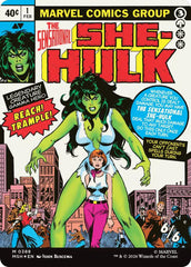 Jennifer Walters // The Sensational She-Hulk (Borderless) (0388) [Marvel Super Heroes] | Card Merchant Takapuna