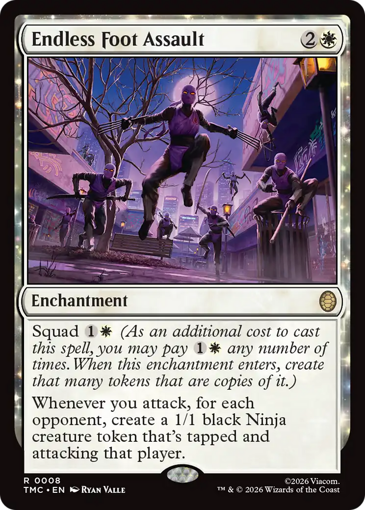 Endless Foot Assault [Teenage Mutant Ninja Turtles Commander] | Card Merchant Takapuna