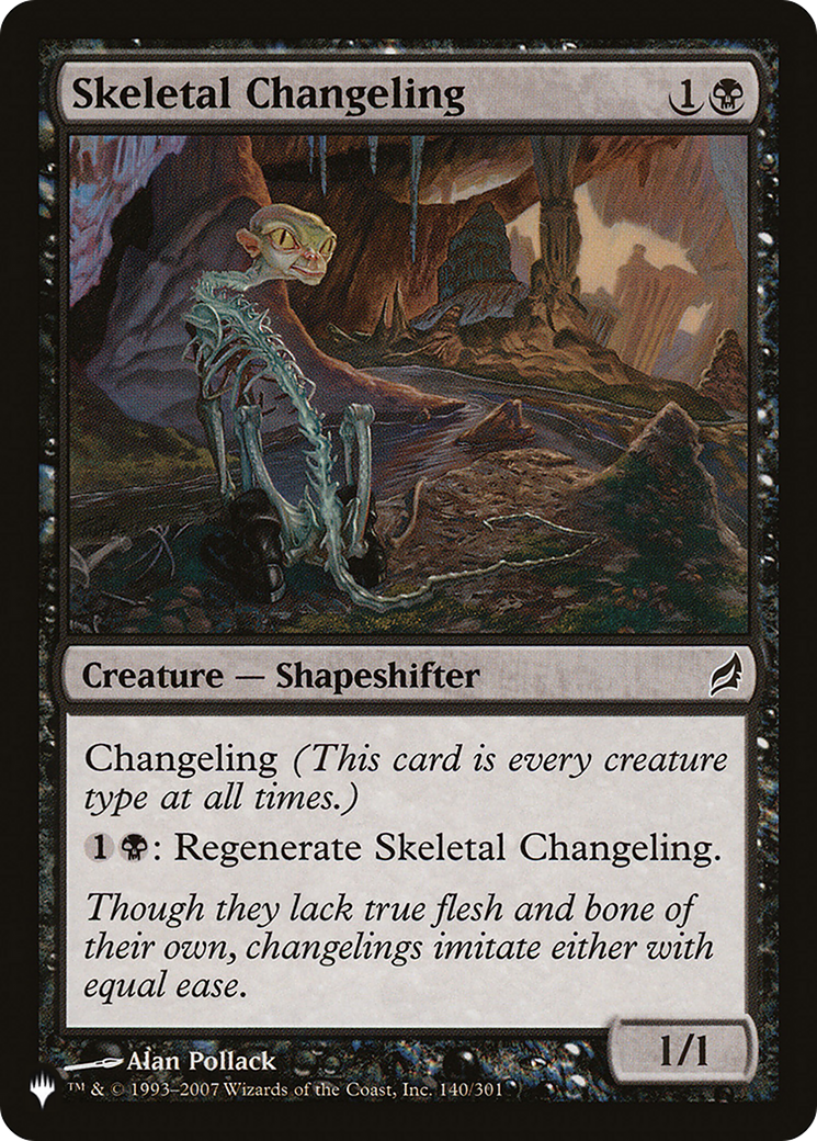 Skeletal Changeling [The List] | Card Merchant Takapuna