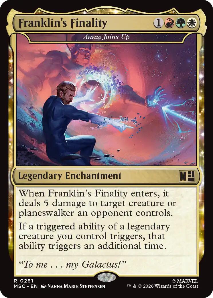 Franklin's Finality - Annie Joins Up (Surge Foil) [Marvel Super Heroes Commander] | Card Merchant Takapuna
