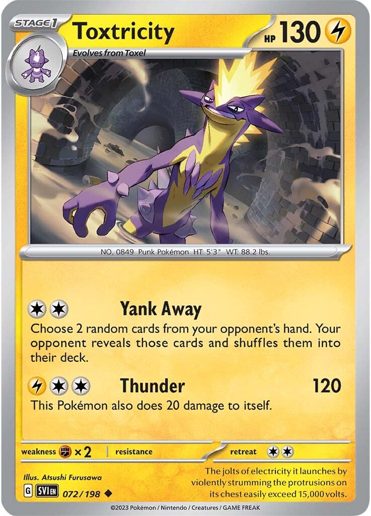 Toxtricity (072/198) [Scarlet & Violet: Base Set] | Card Merchant Takapuna