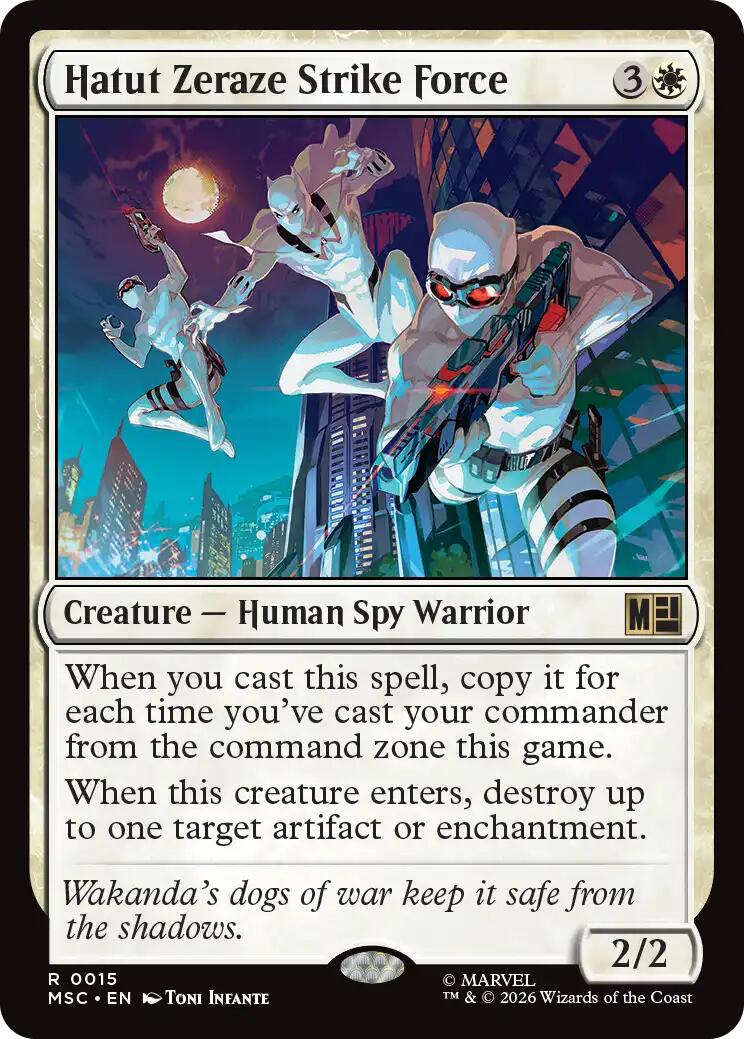 Hatut Zeraze Strike Force (Surge Foil) [Marvel Super Heroes Commander] | Card Merchant Takapuna