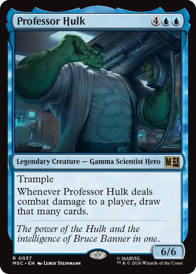 Professor Hulk (Surge Foil) [Marvel Super Heroes Commander] | Card Merchant Takapuna