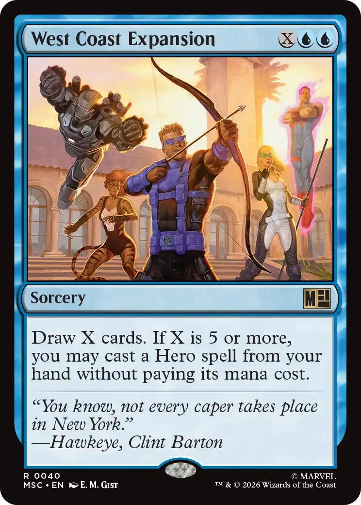 West Coast Expansion (Surge Foil) [Marvel Super Heroes Commander] | Card Merchant Takapuna