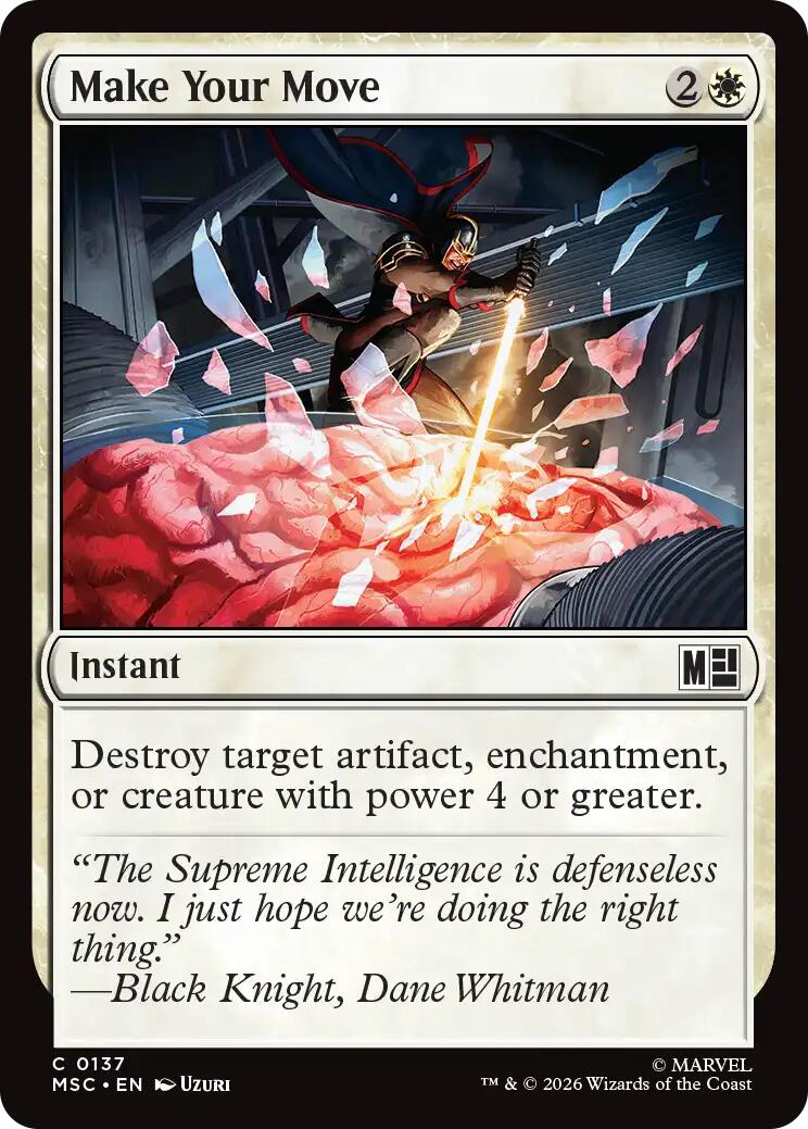Make Your Move (Surge Foil) [Marvel Super Heroes Commander] | Card Merchant Takapuna