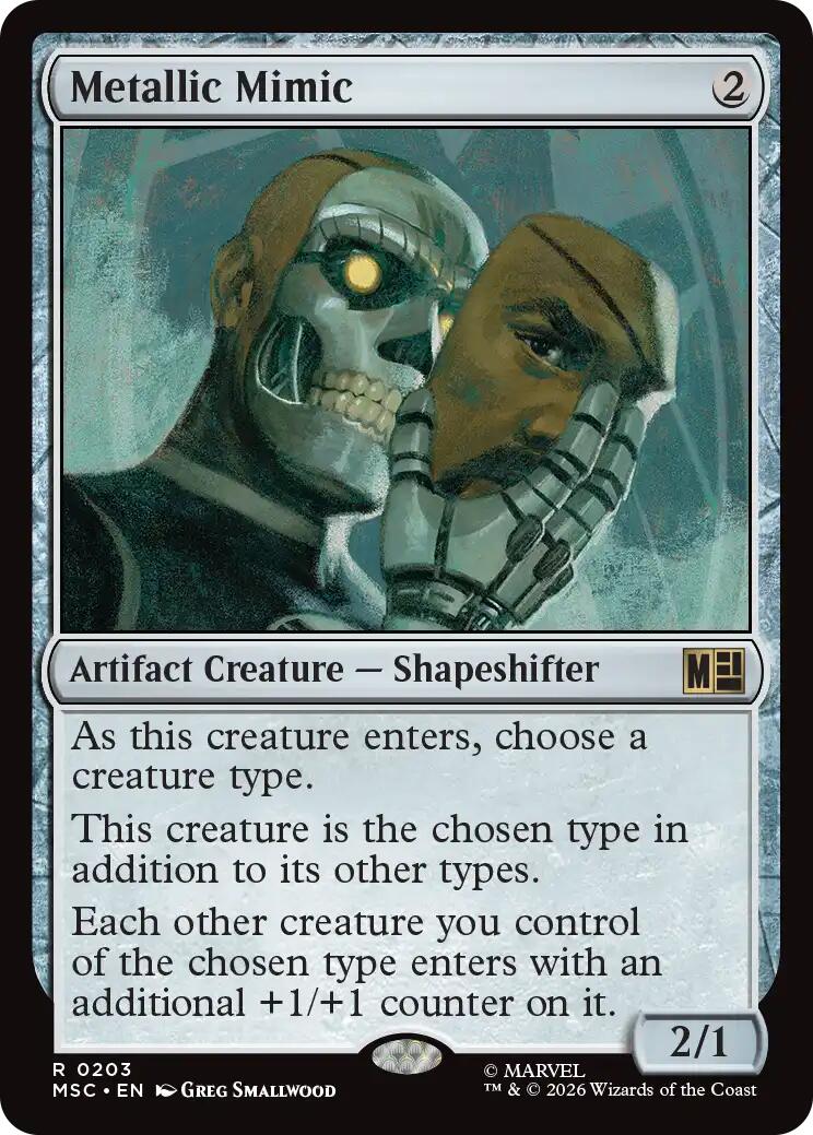 Metallic Mimic (Surge Foil) [Marvel Super Heroes Commander] | Card Merchant Takapuna