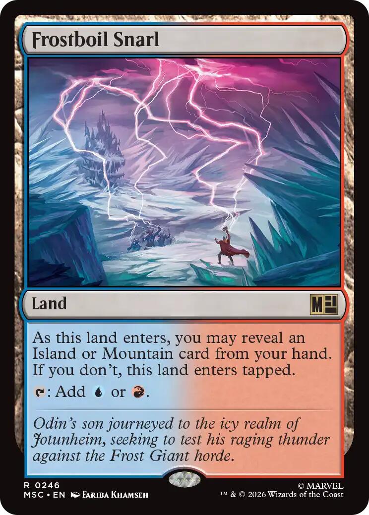 Frostboil Snarl (Surge Foil) [Marvel Super Heroes Commander] | Card Merchant Takapuna