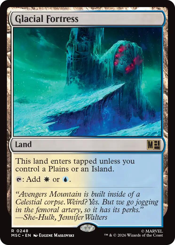 Glacial Fortress (Surge Foil) [Marvel Super Heroes Commander] | Card Merchant Takapuna