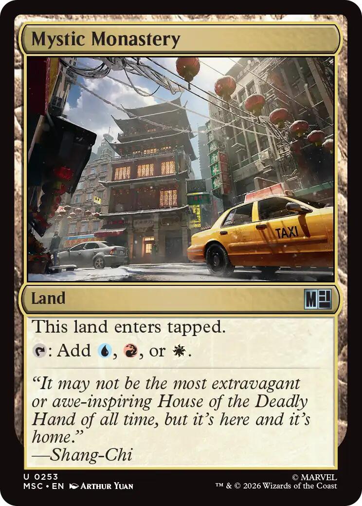 Mystic Monastery (Surge Foil) [Marvel Super Heroes Commander] | Card Merchant Takapuna