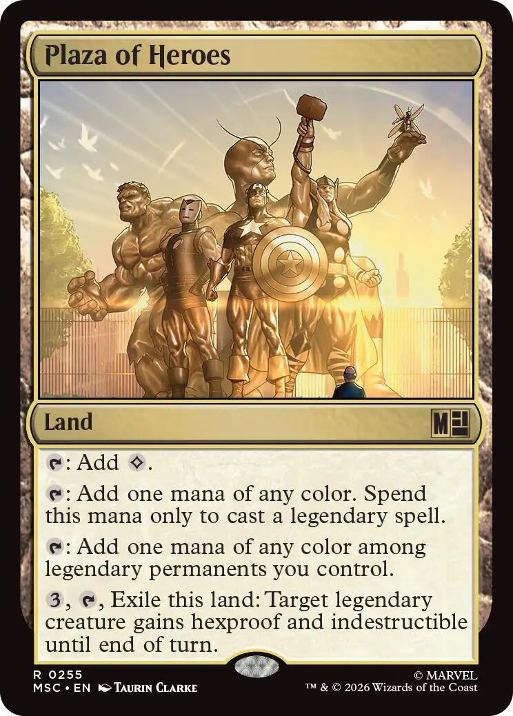 Plaza of Heroes (Surge Foil) [Marvel Super Heroes Commander] | Card Merchant Takapuna