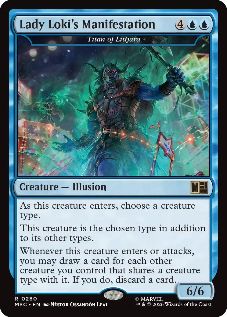 Lady Loki's Manifestation - Titan of Littjara (Surge Foil) [Marvel Super Heroes Commander] | Card Merchant Takapuna