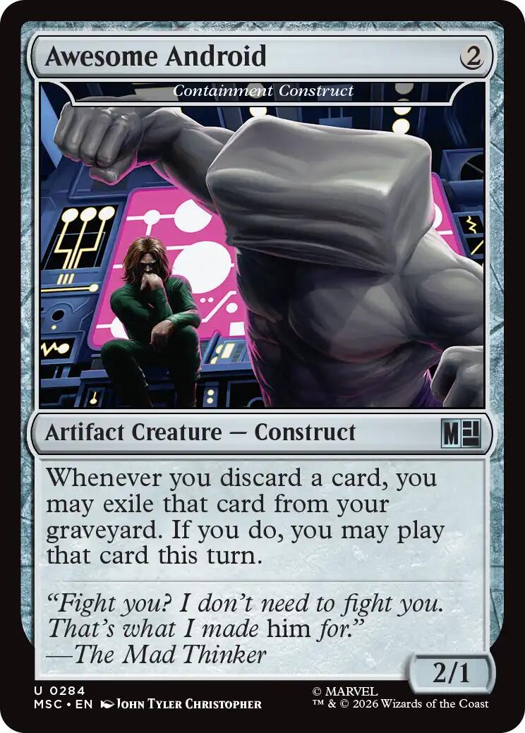 Awesome Android - Containment Construct (Surge Foil) [Marvel Super Heroes Commander] | Card Merchant Takapuna
