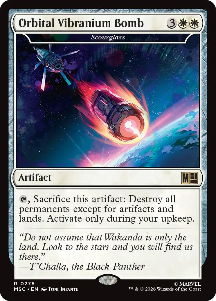 Orbital Vibranium Bomb - Scourglass [Marvel Super Heroes Commander] | Card Merchant Takapuna