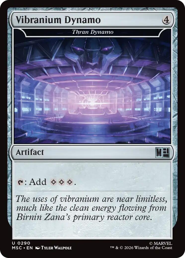 Vibranium Dynamo - Thran Dynamo (Surge Foil) [Marvel Super Heroes Commander] | Card Merchant Takapuna