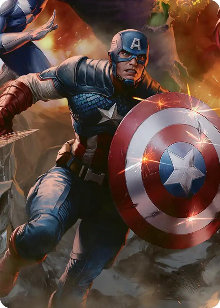 Captain America, Unbowed Art Card [Marvel Super Heroes Art Series] | Card Merchant Takapuna
