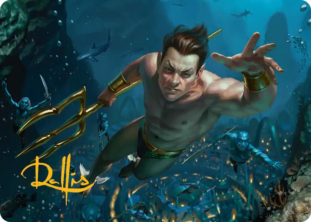 Namor the Sub-Mariner Art Card (Gold-Stamped Signature) [Marvel Super Heroes Art Series] | Card Merchant Takapuna