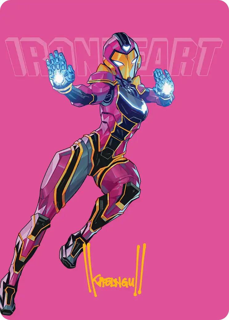 Ironheart, Clever Champion Art Card (Gold-Stamped Signature) [Marvel Super Heroes Art Series] | Card Merchant Takapuna