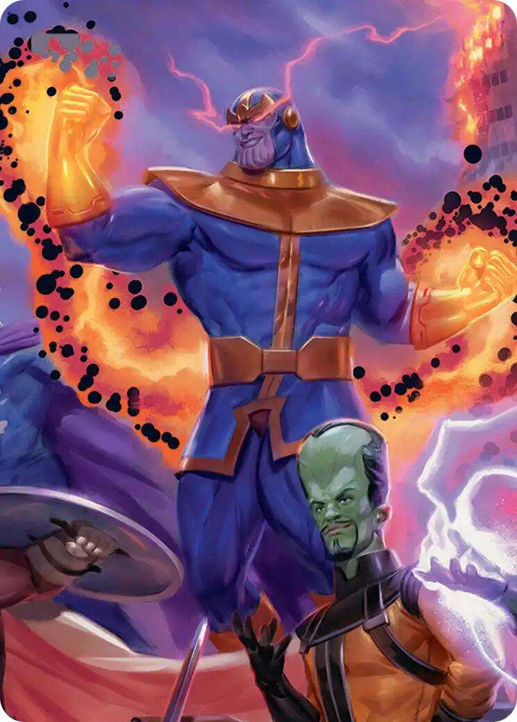 Thanos, Death's Consort Art Card [Marvel Super Heroes Art Series] | Card Merchant Takapuna