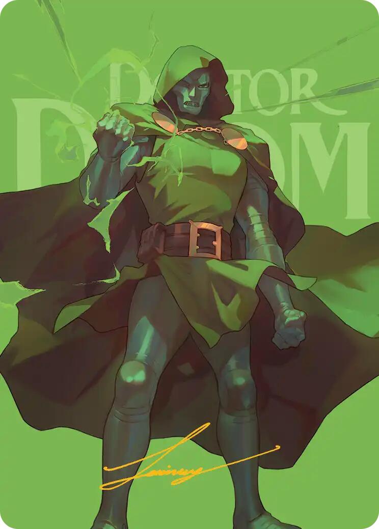 Doctor Doom Art Card (Gold-Stamped Signature) [Marvel Super Heroes Art Series] | Card Merchant Takapuna