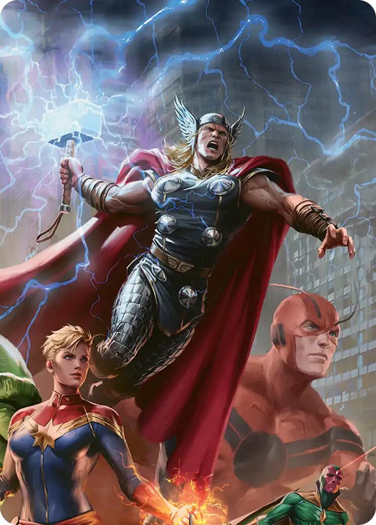 Thor, Guardian of Midgard Art Card [Marvel Super Heroes Art Series] | Card Merchant Takapuna