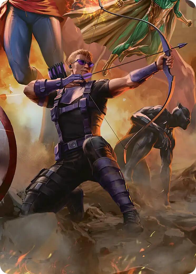 Hawkeye, Trick Shot Art Card [Marvel Super Heroes Art Series] | Card Merchant Takapuna
