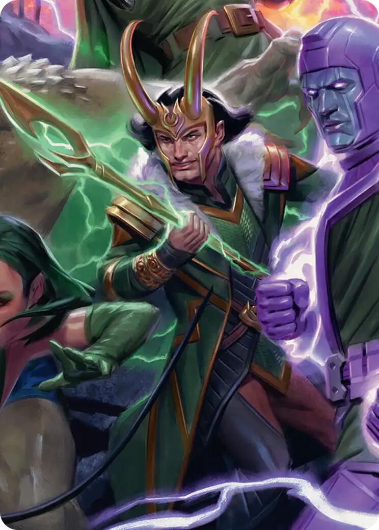 Loki, God of Lies Art Card [Marvel Super Heroes Art Series] | Card Merchant Takapuna