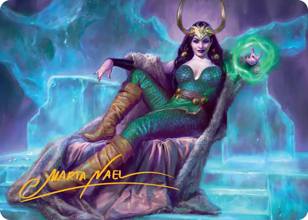 Lady Loki, Agent of Chaos Art Card (Gold-Stamped Signature) [Marvel Super Heroes Art Series] | Card Merchant Takapuna