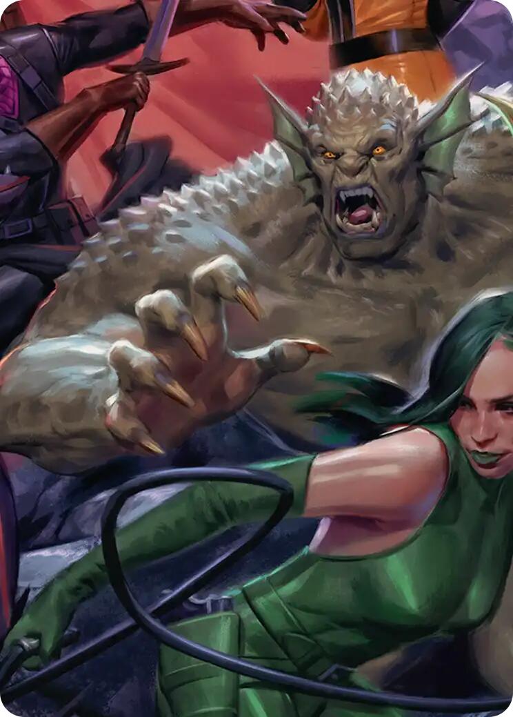 Abomination, Irradiated Brute Art Card [Marvel Super Heroes Art Series] | Card Merchant Takapuna