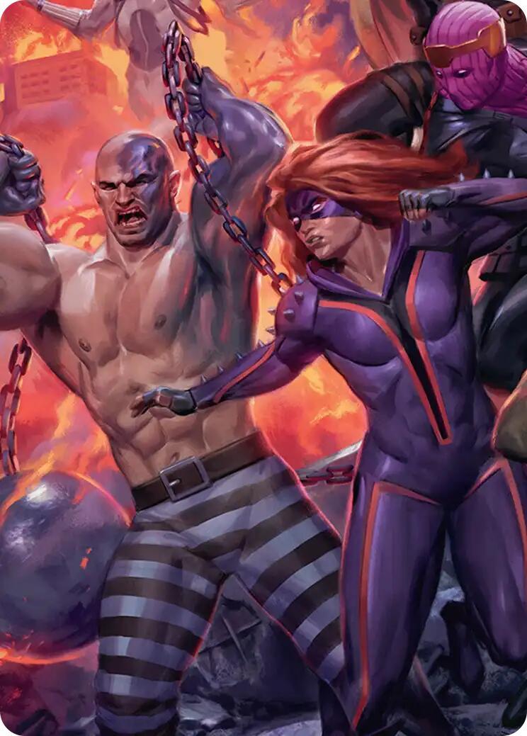 Absorbing Man and Titania Art Card [Marvel Super Heroes Art Series] | Card Merchant Takapuna