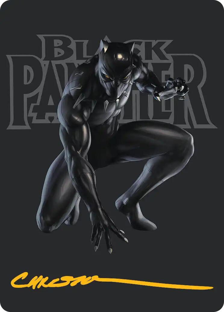 Black Panther, Hope Enduring Art Card (Gold-Stamped Signature) [Marvel Super Heroes Art Series] | Card Merchant Takapuna