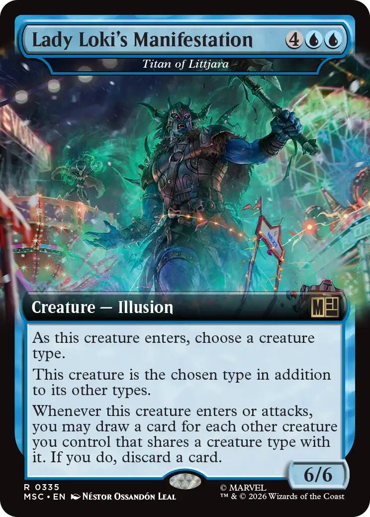Lady Loki's Manifestation - Titan of Littjara (Extended Art) [Marvel Super Heroes Commander] | Card Merchant Takapuna