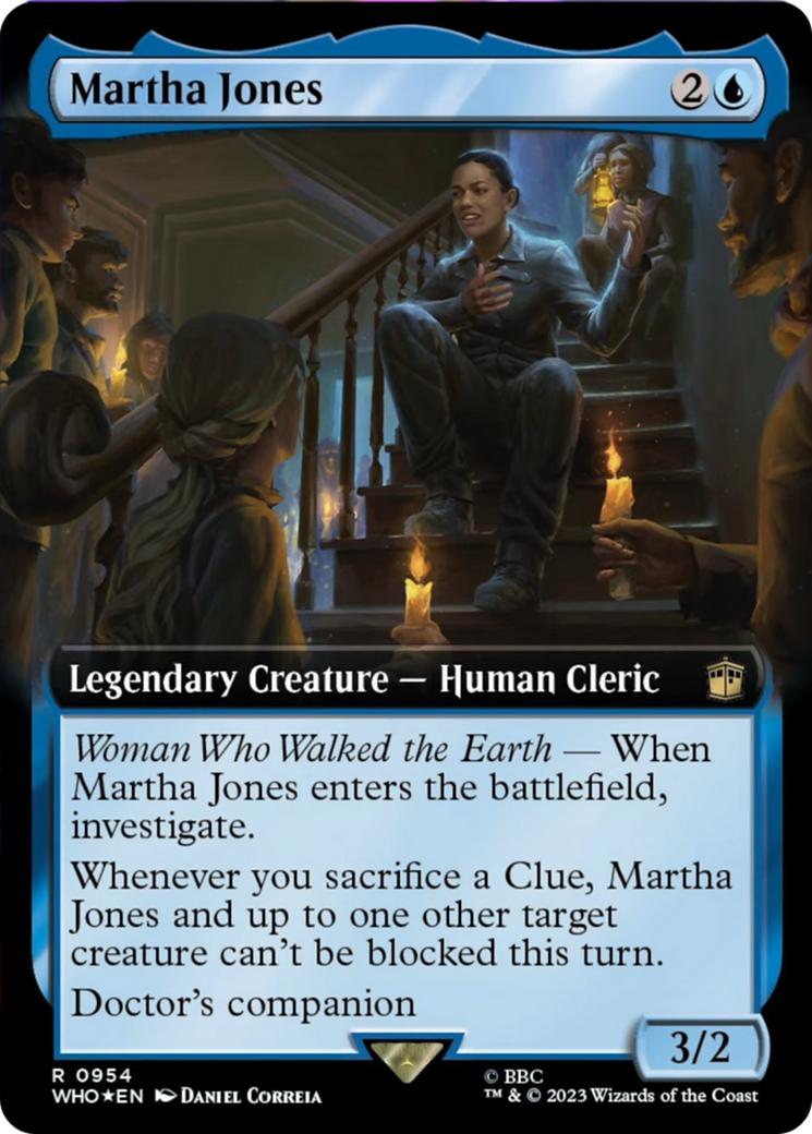Martha Jones (Extended Art) (Surge Foil) [Doctor Who] | Card Merchant Takapuna