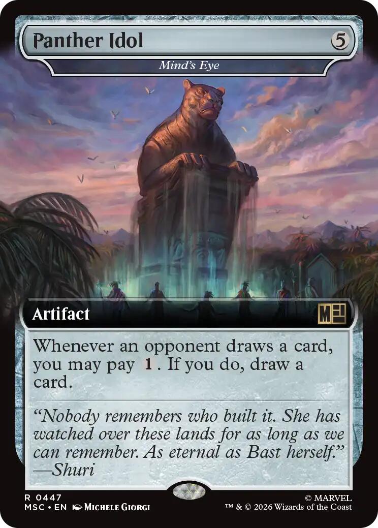 Panther Idol - Mind's Eye (Extended Art) [Marvel Super Heroes Commander] | Card Merchant Takapuna