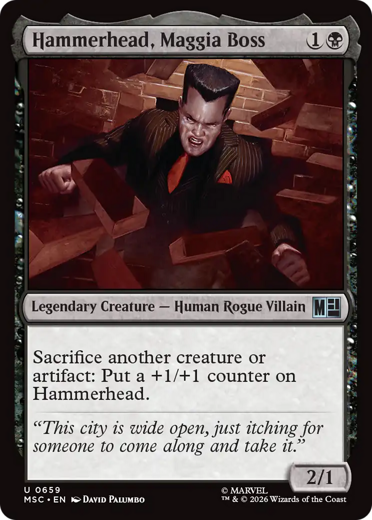 Hammerhead, Maggia Boss [Marvel Super Heroes Commander] | Card Merchant Takapuna