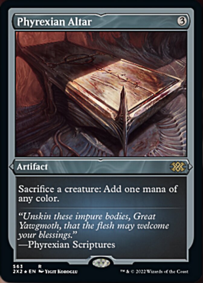 Phyrexian Altar (Foil Etched) [Double Masters 2022] | Card Merchant Takapuna